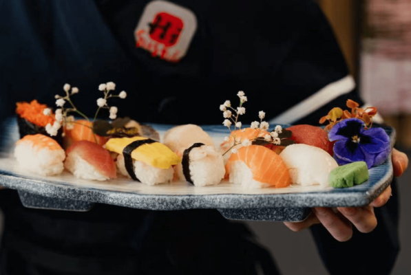 Sushi platter from Hi Sushi