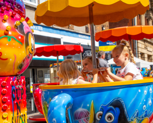 Funfair rides at A Grand Day Out